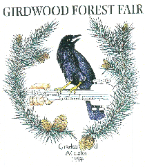 1994 Girdwood Forest Fair 19th Annual t-shirt design