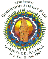 1997 Girdwood Forest Fair 22nd Annual t-shirt design
