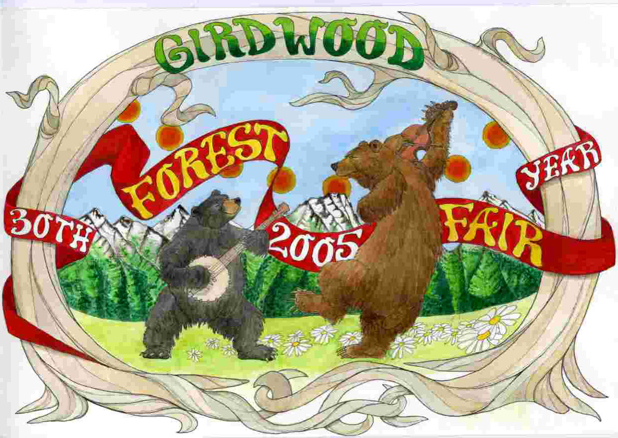 2005 Girdwood Forest Fair 30th Annual t-shirt design
