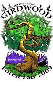 2009 Girdwood Forest Fair 34th Annual t-shirt design