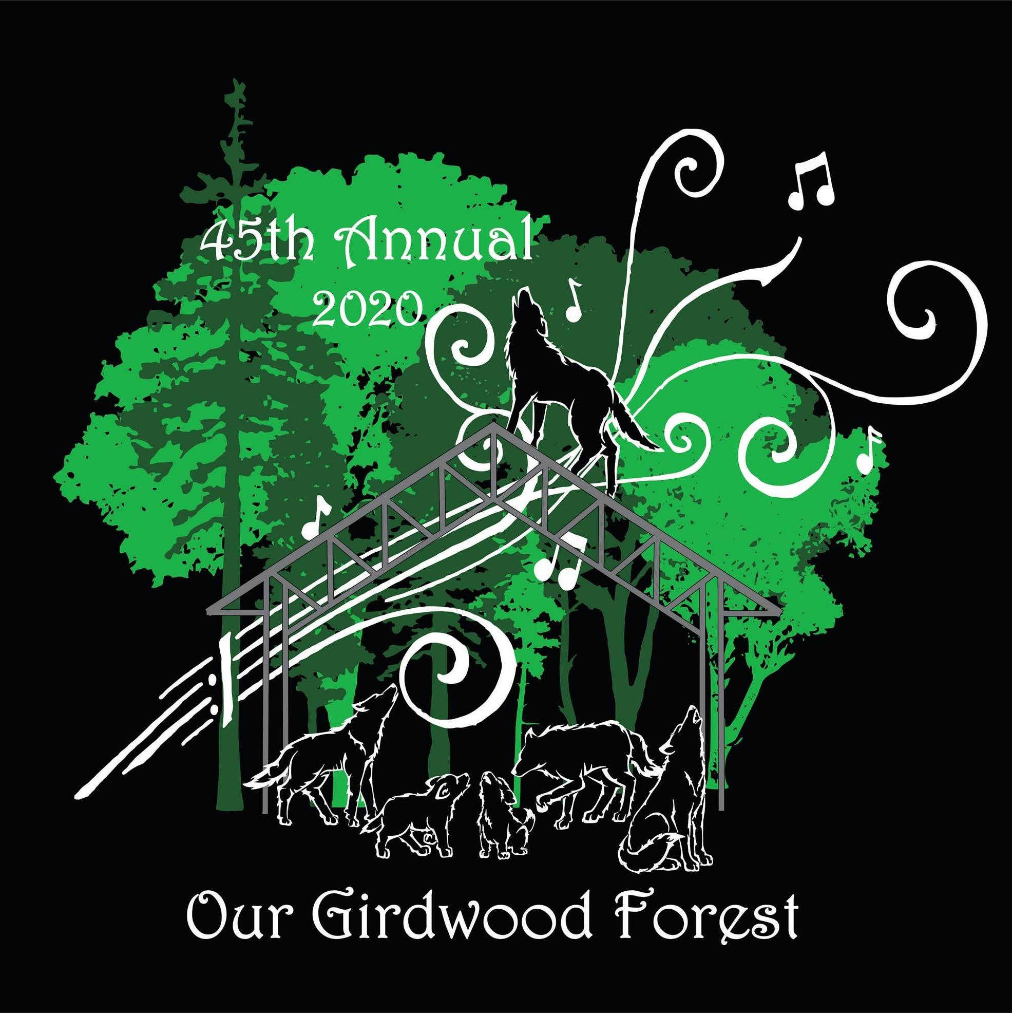 2020 Girdwood Forest Fair 45th Annual t-shirt design