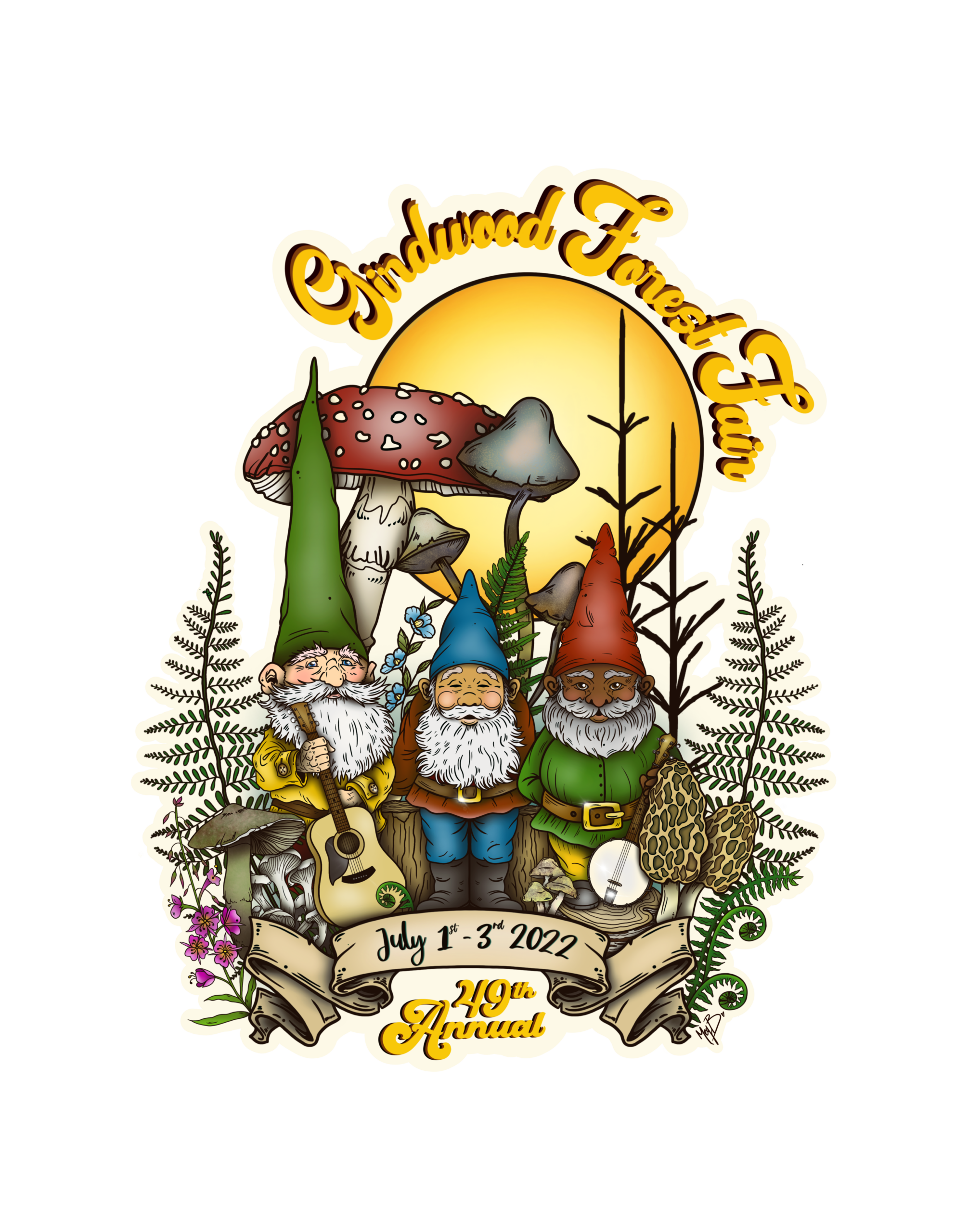 2022 Girdwood Forest Fair 47th Annual t-shirt design