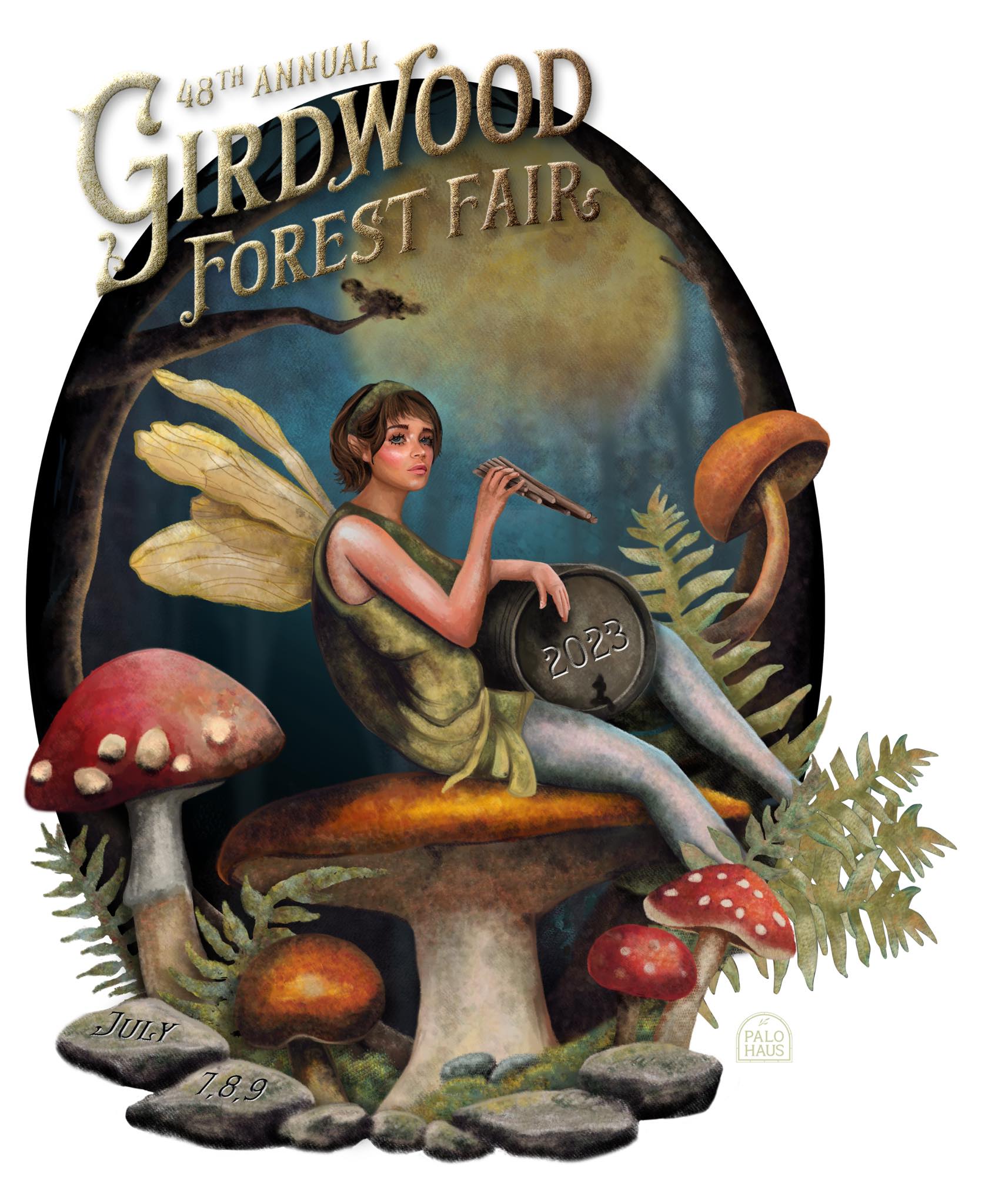 2023 Girdwood Forest Fair 48th Annual t-shirt design