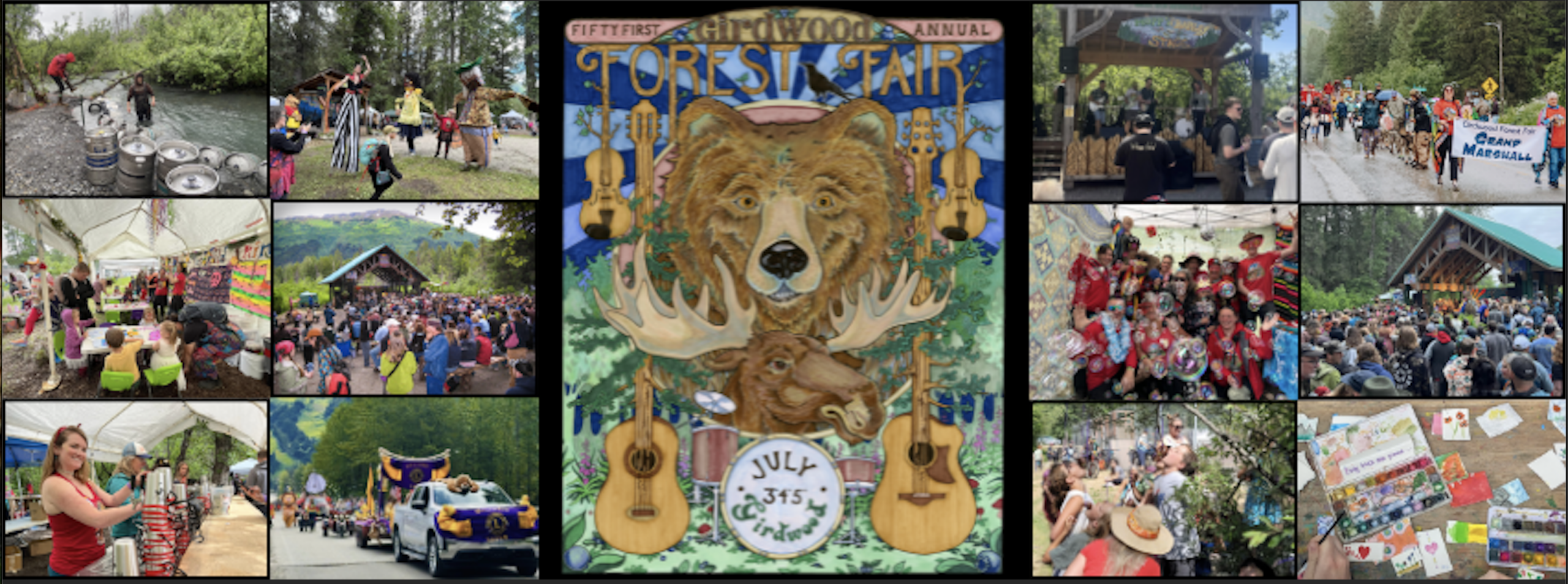 2026 Girdwood Forest Fair 51st Annual t-shirt design